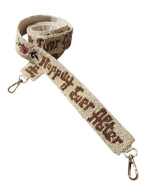 "Happily Ever After" Beaded Purse Strap Wedding Bridal Crossbody Bag Replacement